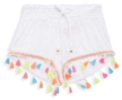 Pilyq Toddler's, Little Girl's& Girl's Tassel Shorts