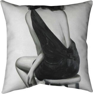 Begin Edition International Inc. Pretty Woman - Romantic Outdoor Throw Pillow for Living Room Decor