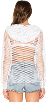 Thumbnail for your product : LnA Wings Mesh Hoodie