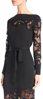 Thumbnail for your product : Diane von Furstenberg Ernestina Lace Detail Dress In Black