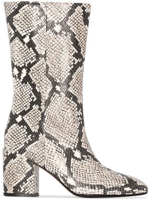 how to style snake print booties