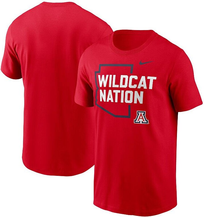 Men's Nike Red Arizona Wildcats Campus Local T-Shirt
