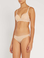 Thumbnail for your product : Stella McCartney Stretch-jersey and lace plunge bra