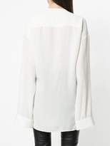 Thumbnail for your product : Haider Ackermann asymmetric front blouse
