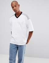 Thumbnail for your product : ASOS Oversized T-Shirt With Contrast Shoulders and Ringer In White