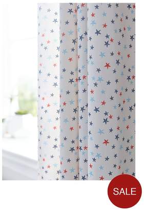 Bianca Cottonsoft Lined Star Curtains