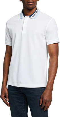 Burberry Men's Edney Logo-Collar Polo Shirt - ShopStyle
