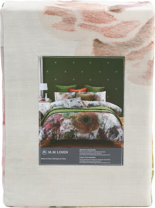 Cotton Sateen Floral Duvet Cover Set