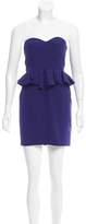 Thumbnail for your product : Rebecca Minkoff Strapless Peplum Dress w/ Tags