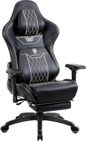 TUKO Dowinx Big and Tall Gaming Chair with Footrest, High Back Ergonomic Office Chair with Comfortable Headrest and Lumbar Support, 4D Armrests Computer...