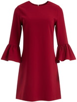 Thumbnail for your product : Alice + Olivia Coley Crew Neck Ruffle Sleeve A-Line Dress