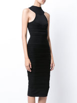 Thumbnail for your product : Cushnie ribbed detail fitted dress