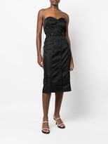 Thumbnail for your product : REMAIN Buttoned Sweetheart Neck Dress