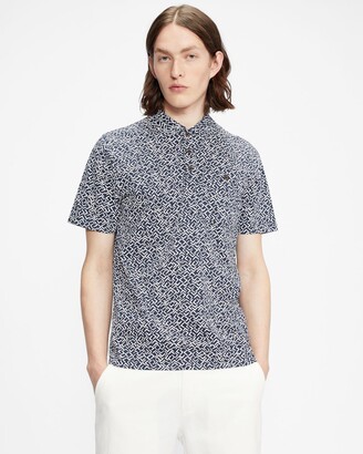Ted Baker SS Small Scale Printed Polo