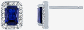 Fine Jewelry Limited Time Special! Lab Created Blue Sapphire Sterling Silver 8mm Stud Earrings