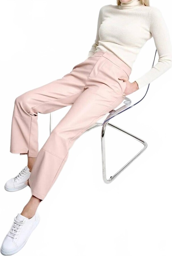 209wst38 Leather Pants In Pale Pink
