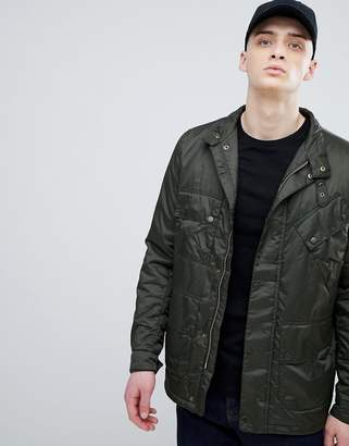 Barbour International Quilted Jacket in Green