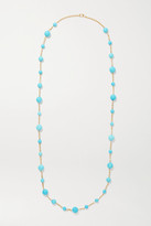 Thumbnail for your product : Irene Neuwirth Gumball 18-karat Gold Turquoise Necklace