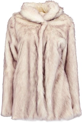 boohoo Boutique Hooded Faux Fur Coat