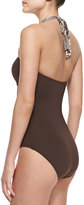 Thumbnail for your product : MICHAEL Michael Kors Halter Bandeau Maillot
