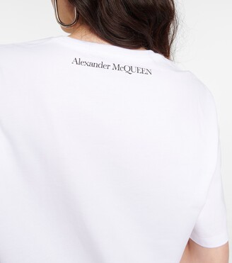 Alexander McQueen Logo cotton jersey T-shirt