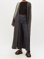 Thumbnail for your product : Chimala High-rise Distressed Cropped Straight-leg Jeans - Indigo