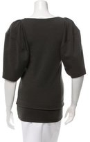 Thumbnail for your product : Stella McCartney Wool Short Sleeve Top