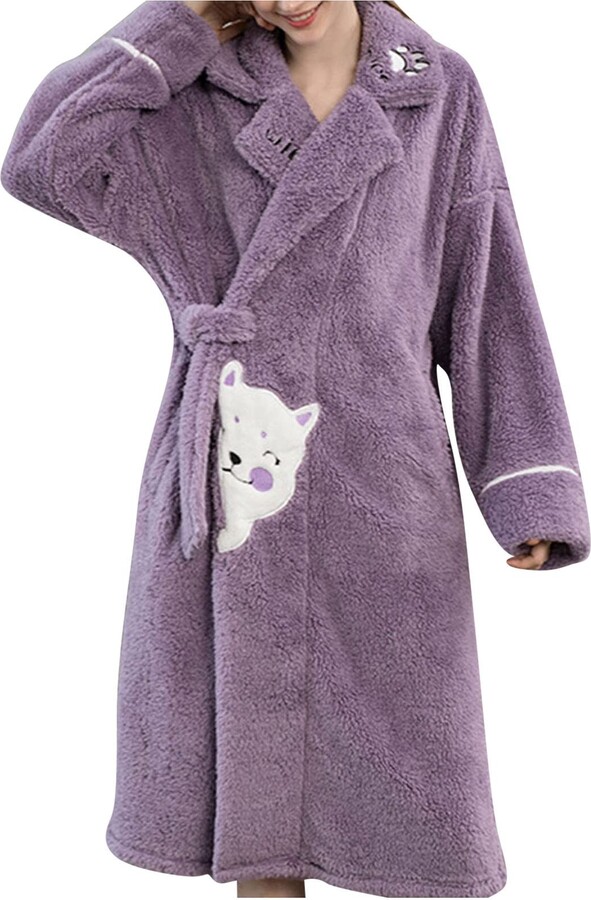 Yebutt Dressing Gowns For Women Uk Ladies Dressing Gowns Fluffy Daily