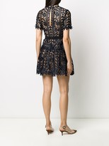 Thumbnail for your product : Self-Portrait Floral Lace A-Line Dress