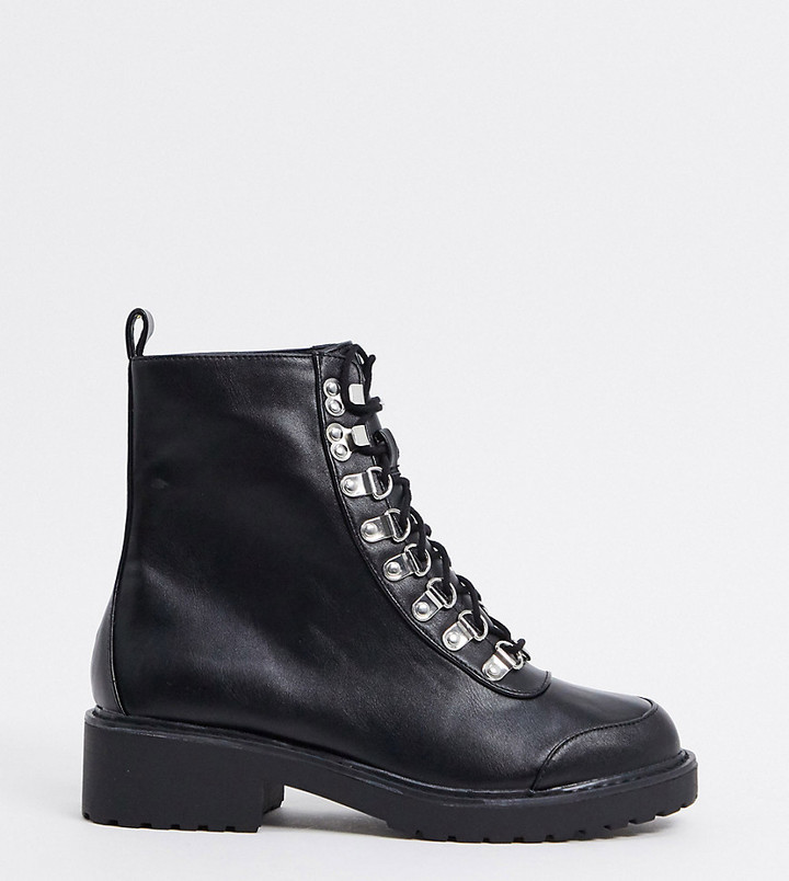 london rebel clean hiker boots