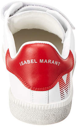 Isabel Marant Beth Logo Leather & Suede Low Top Sneaker
