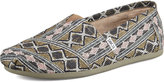 Thumbnail for your product : Toms Diamond-Print Woven Slip-On