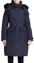 Thumbnail for your product : Burberry Stateford Fur-Trim Puffer Coat