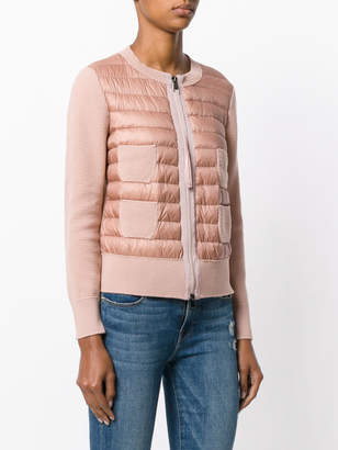 Moncler Dawn and knit cardigan