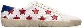 Thumbnail for your product : Saint Laurent white SL06 star applique leather sneakers