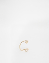 Thumbnail for your product : ASOS Circle Crystal Ear Cuff