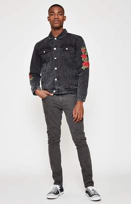 PacSun Skinny Comfort Stretch Washed Black Jeans
