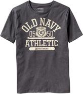 Thumbnail for your product : Old Navy Men's Athletic Logo Graphic Tees