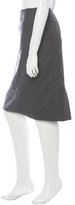 Thumbnail for your product : Alberta Ferretti Knee-Length Wool Skirt w/ Tags
