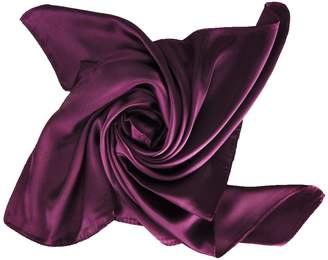 HERRICO Fashion Women Solid Color Small Square Scarves And Wraps For Women