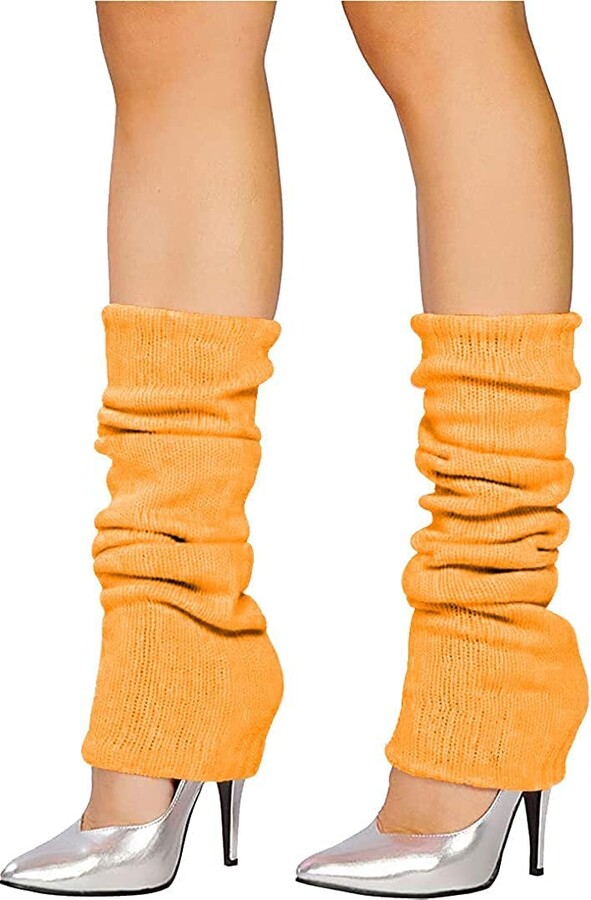 The Fancy Dress Angies Fashion Luxurious Ladies 80's Dance Plain Ribbed