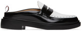 Thumbnail for your product : Thom Browne Black and White Cupsole Penny Loafers