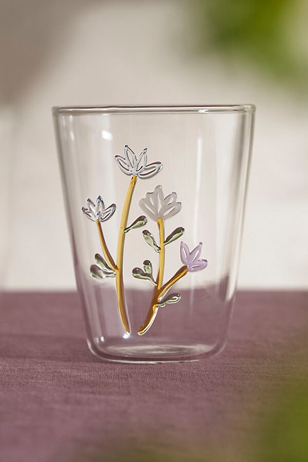 Painted Floral Tumbler at Terrain