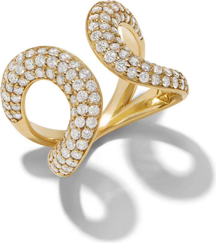 CARBON & HYDE Medusa Diamond Yellow Gold Ring