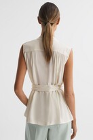 Thumbnail for your product : Reiss Striped Sleeveless Shell Top
