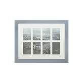 Thumbnail for your product : Linea Grey Wood Multi multi frame, 8 aperture