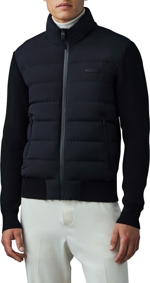Mackage Haney City Water Resistant 800 Fill Down Hybrid Jacket