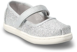 toms mary janes glitter