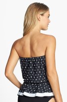 Thumbnail for your product : Eco Swim Gathered Bandeau Tankini Top