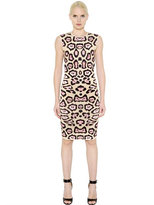 Thumbnail for your product : Givenchy Jaguar Printed Milano Jersey Dress